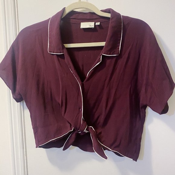 Wilfred Free Tie-Front Blouse - Picture 1 of 4